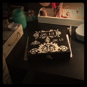 Brand new collectors box, real wood, hand painted